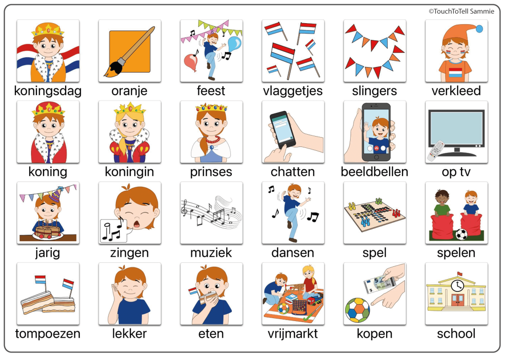 Koningsdag Sammie touchtotell